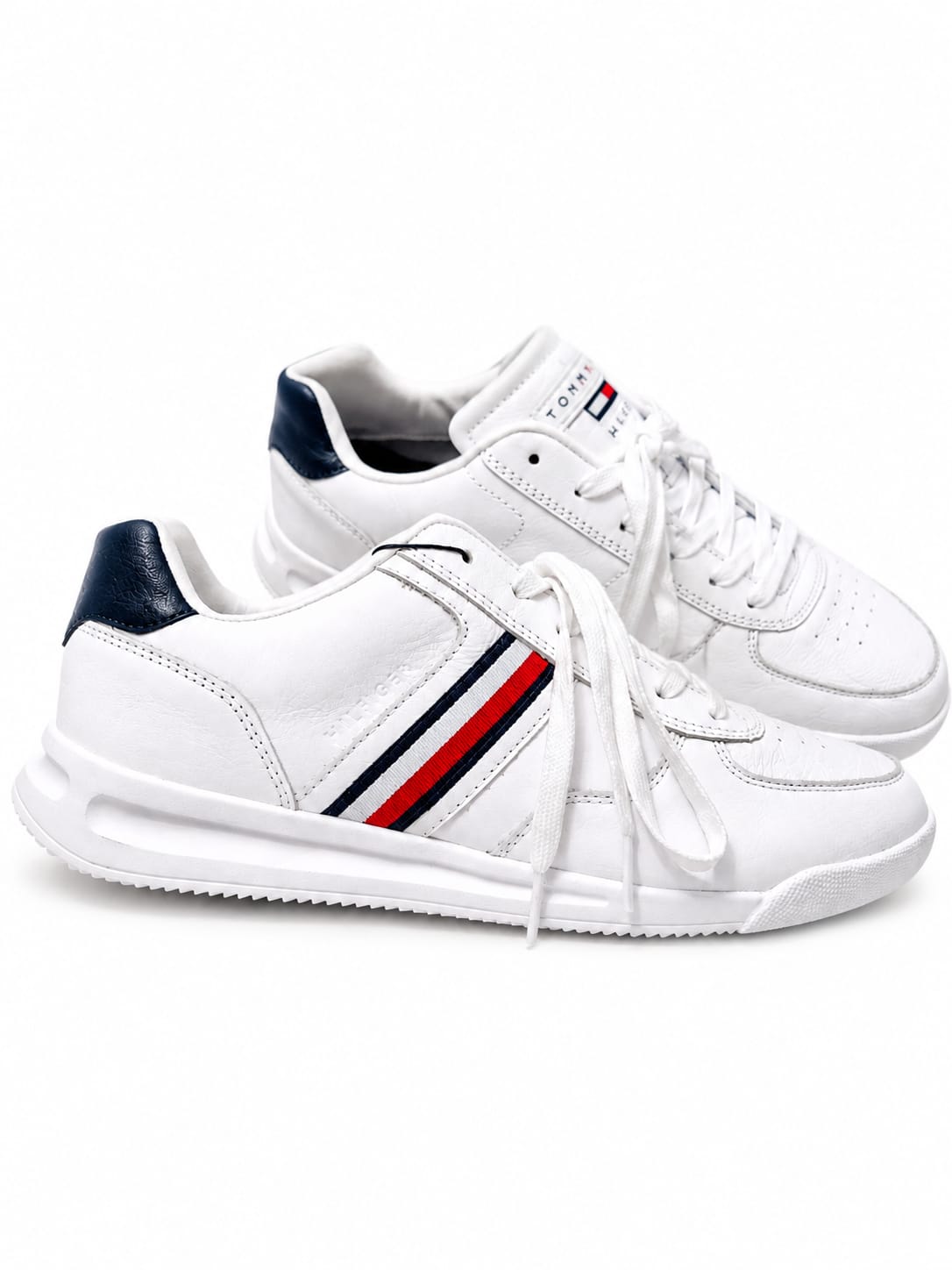 Tommy Hilfiger Men’s Classic Leather Sneakers