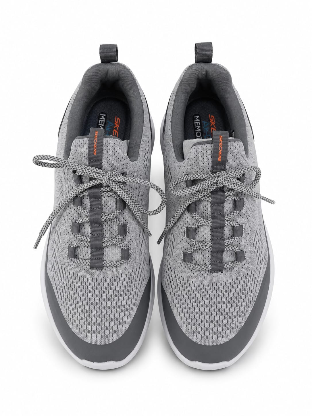Skechers Air-Cooled Memory Foam Mesh Sneakers – Grey