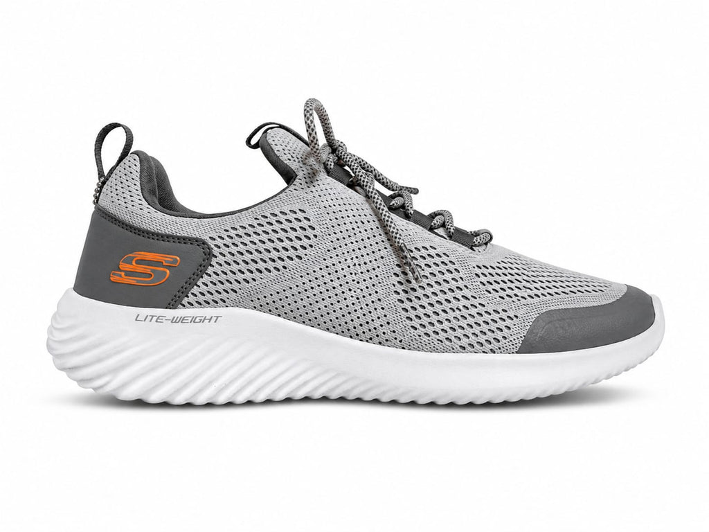 Skechers Air-Cooled Memory Foam Mesh Sneakers – Grey