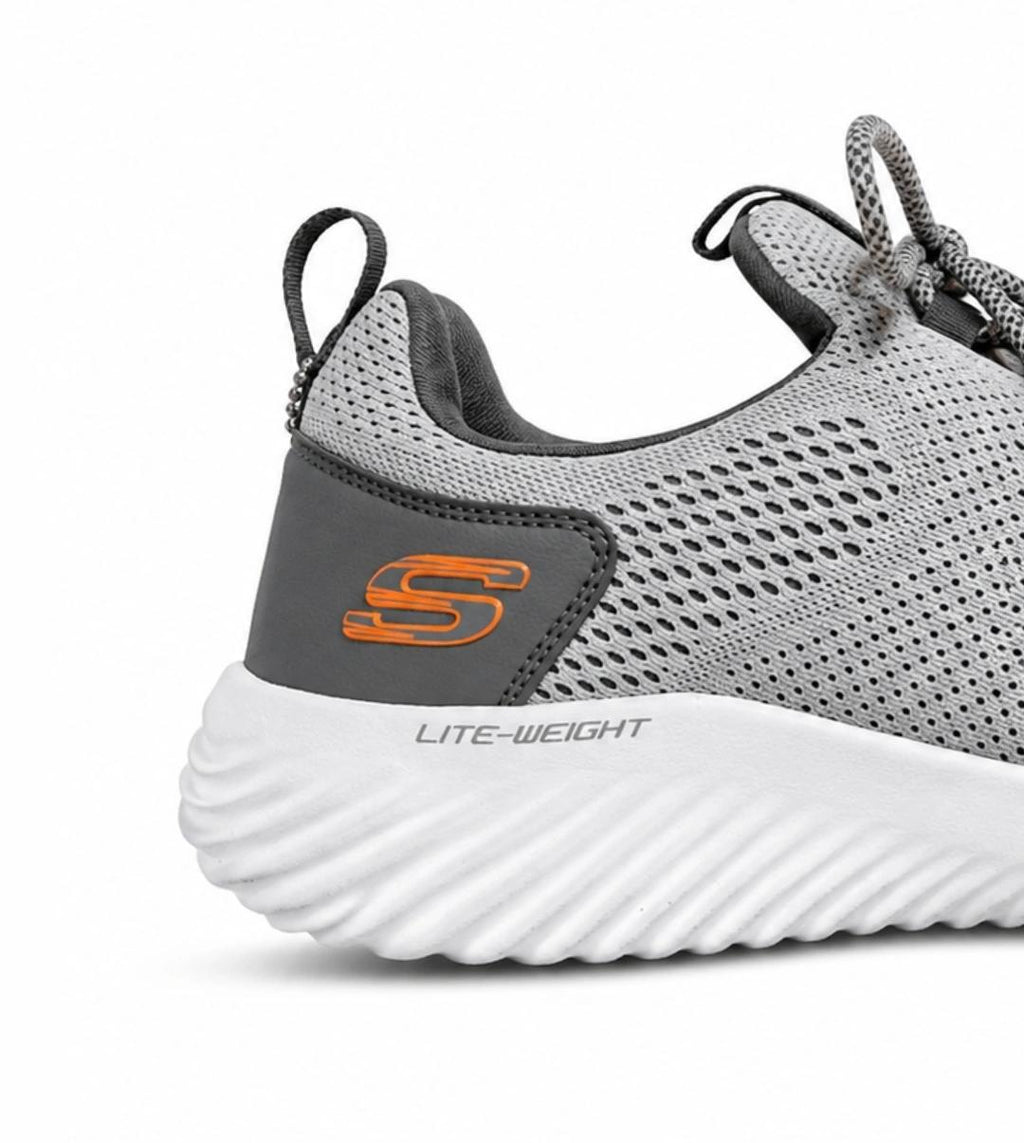 Skechers Air-Cooled Memory Foam Mesh Sneakers – Grey