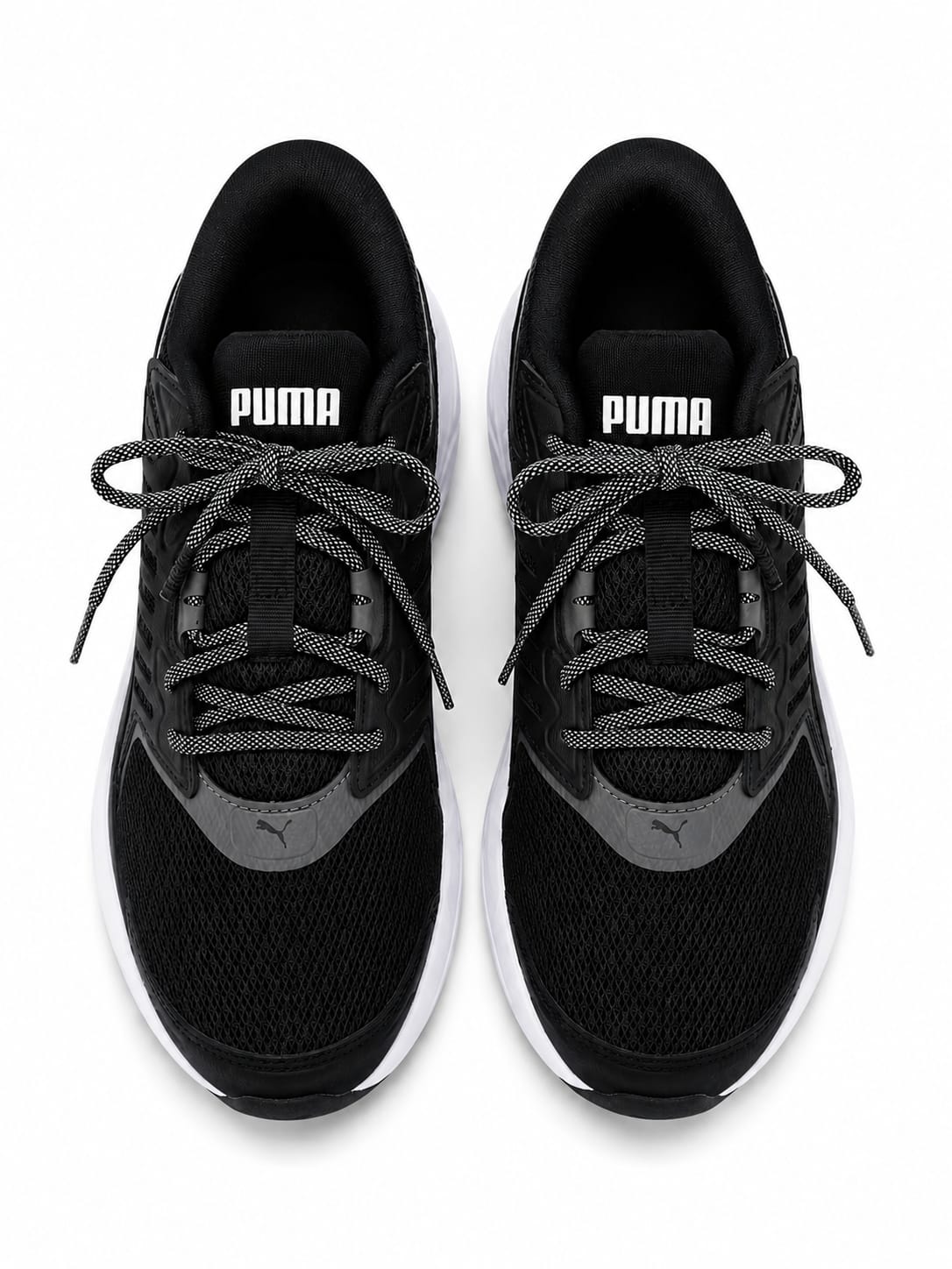 PUMA Softride Pro Running Shoes – Black/White