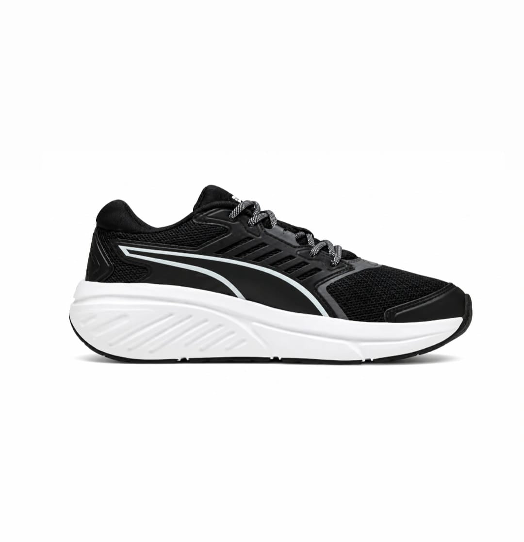 PUMA Softride Pro Running Shoes – Black/White