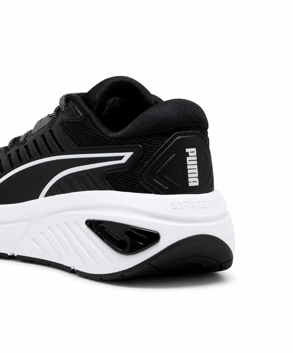 PUMA Softride Pro Running Shoes – Black/White