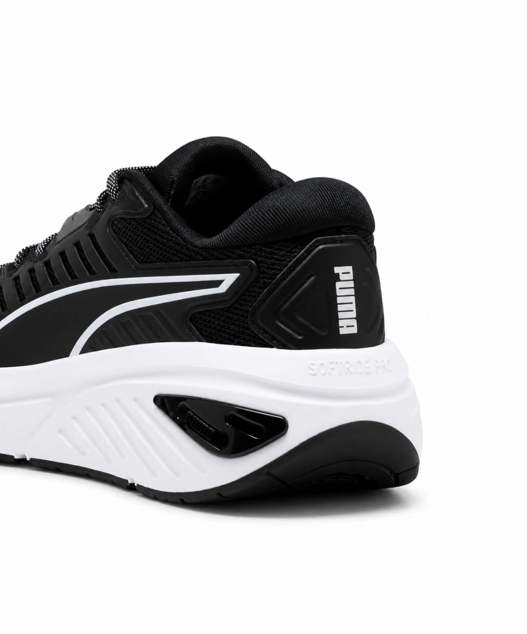 PUMA Softride Pro Running Shoes – Black/White
