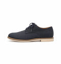 OFFICE London Men’s Navy Textured Derby Lace-Up Shoes
