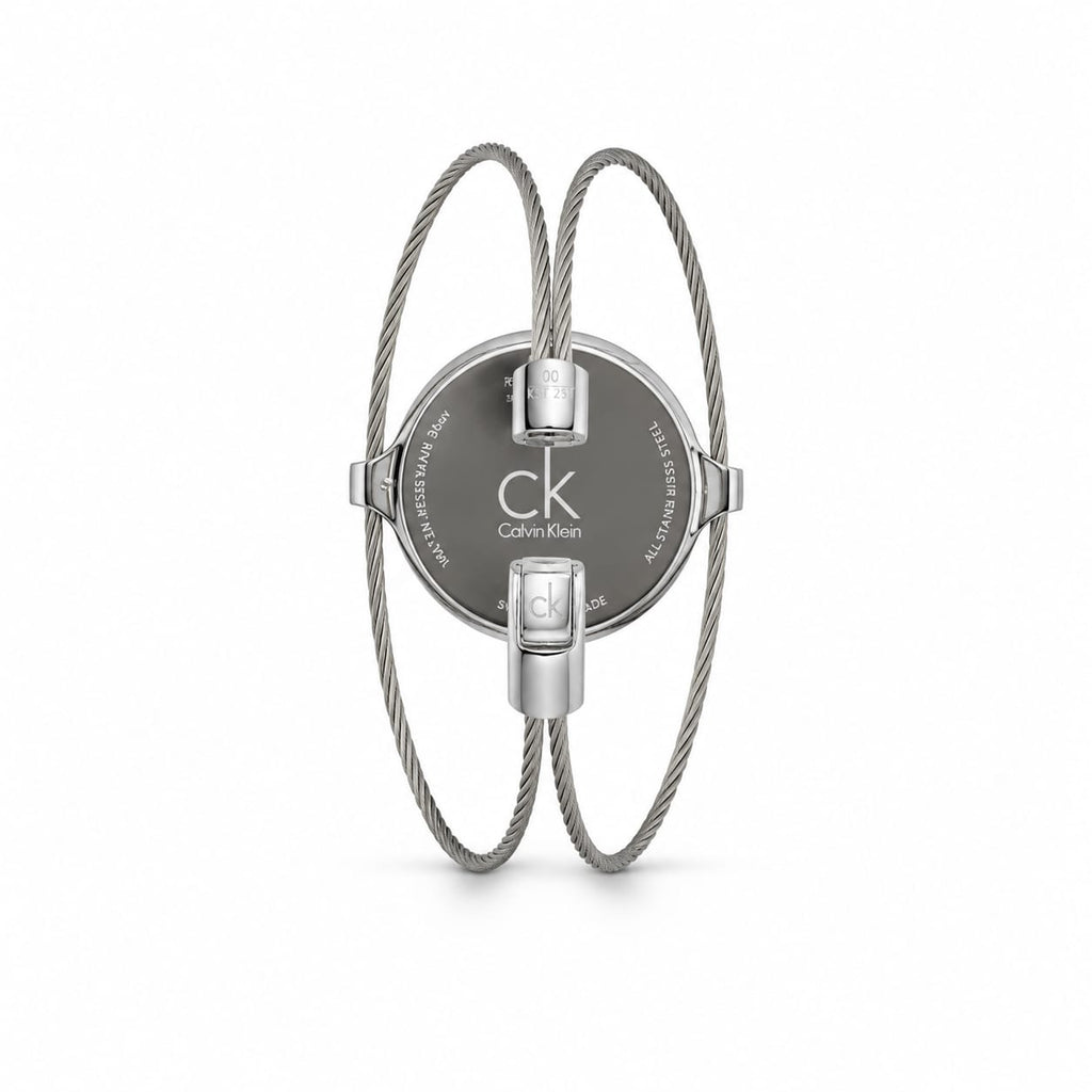 Calvin Klein Agile Watch K2Z2S111 – Women's Black Dial Stainless Steel Quartz Watch