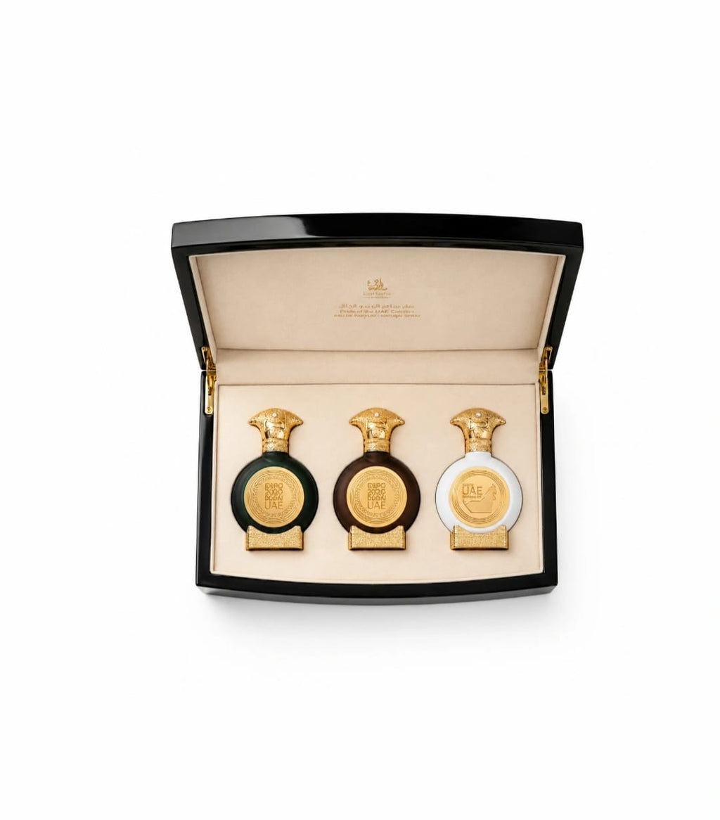Lattafa Pride of UAE Collection – Luxury Perfume Gift Set (3 x Eau de Parfum)