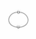 Pandora Best Friends Heart Charm Mesh Bracelet – Sterling Silver