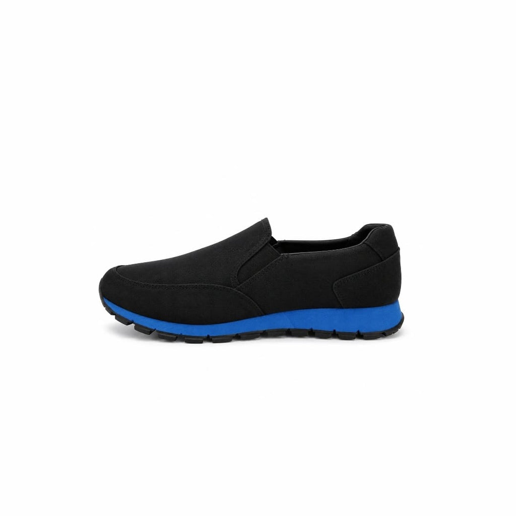 Prada Black Canvas Slip On Sneakers