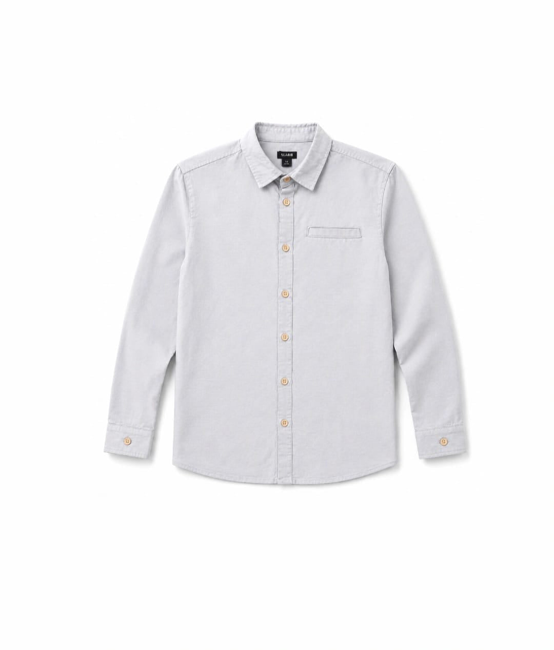 Boys Light Grey Classic Shirt – Size 12A (144–155 cm