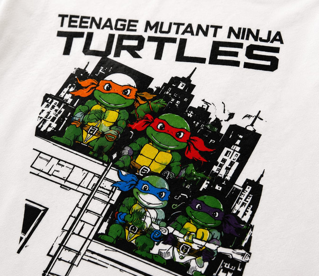 Teenage Mutant Ninja Turtles Kids Set – White Cotton Tee