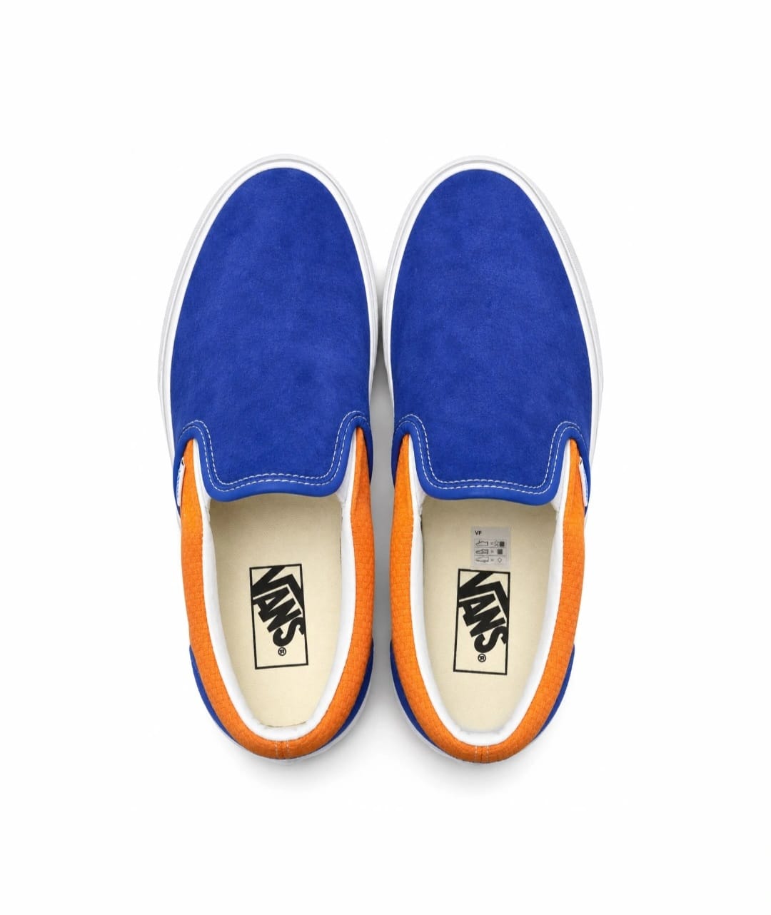 Vans Classic Slip-On – Blue & Orange