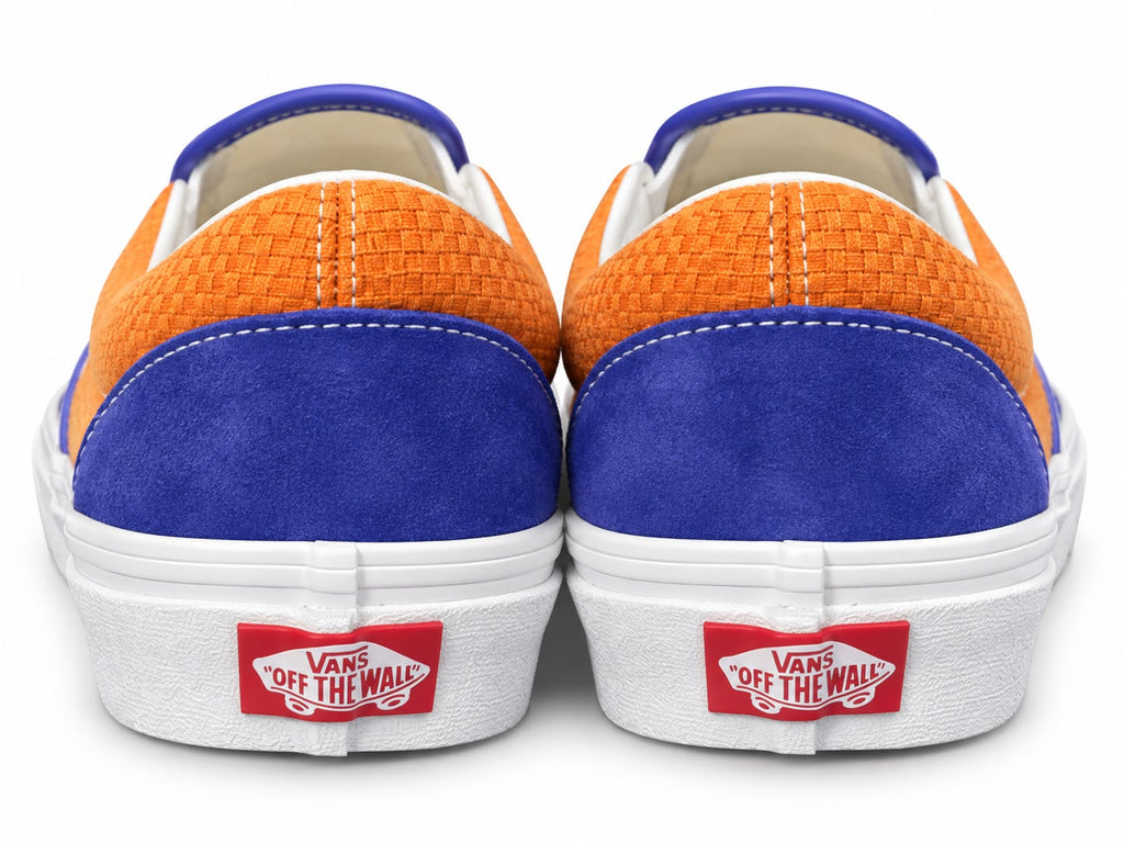 Vans Classic Slip-On – Blue & Orange