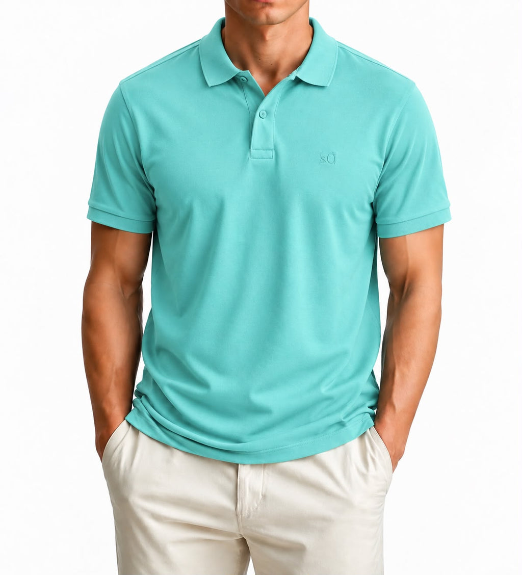 S.Oliver Essential Piqué Polo Shirt – Aqua