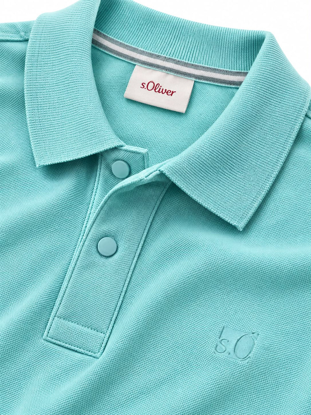 S.Oliver Essential Piqué Polo Shirt – Aqua