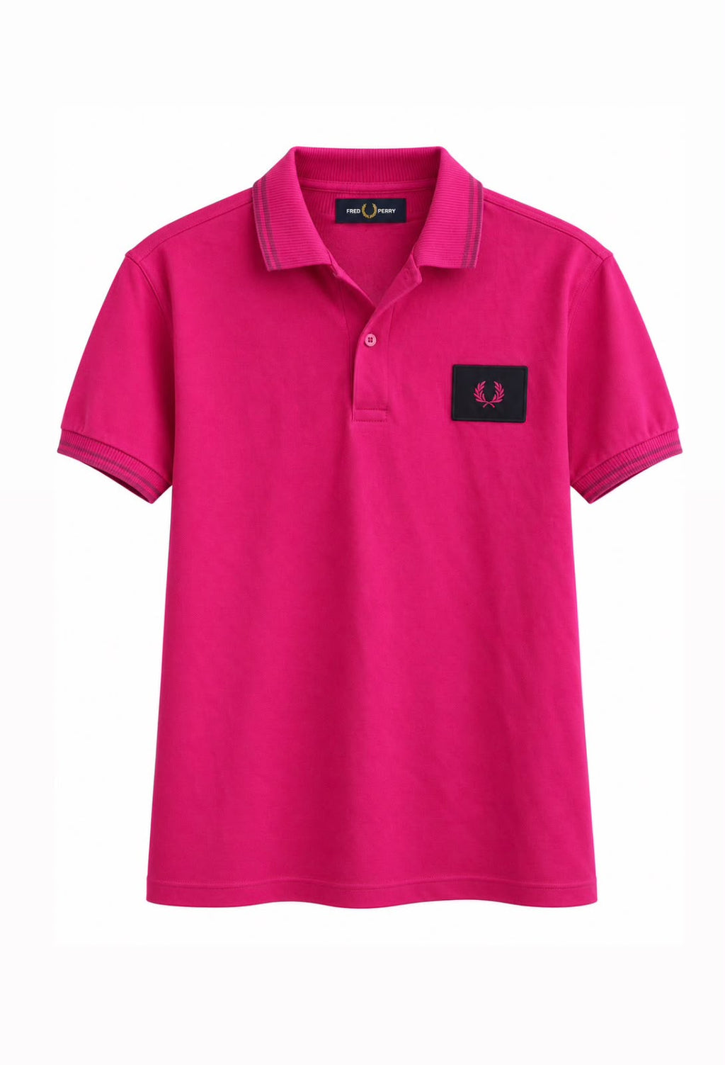 Fred Perry Signature Pink Polo Shirt
