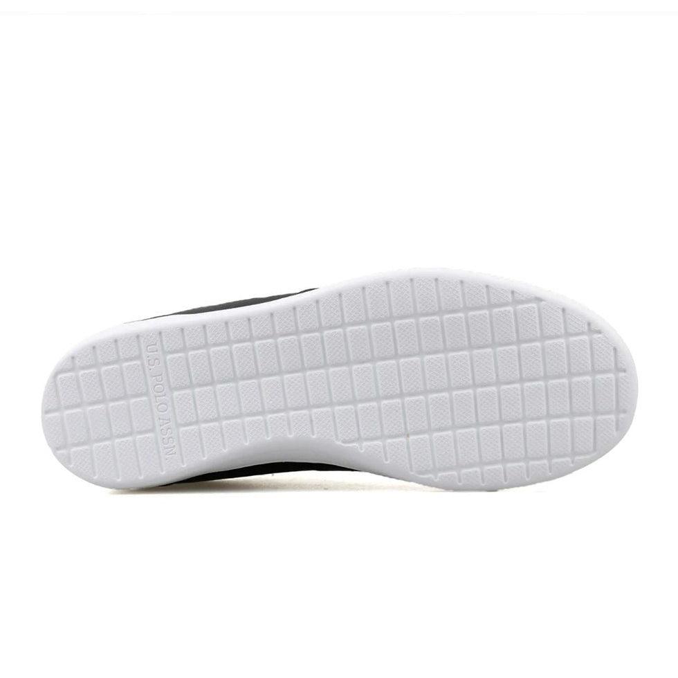 USPA Classic Black Sneakers – Timeless Style, Everyday Comfort