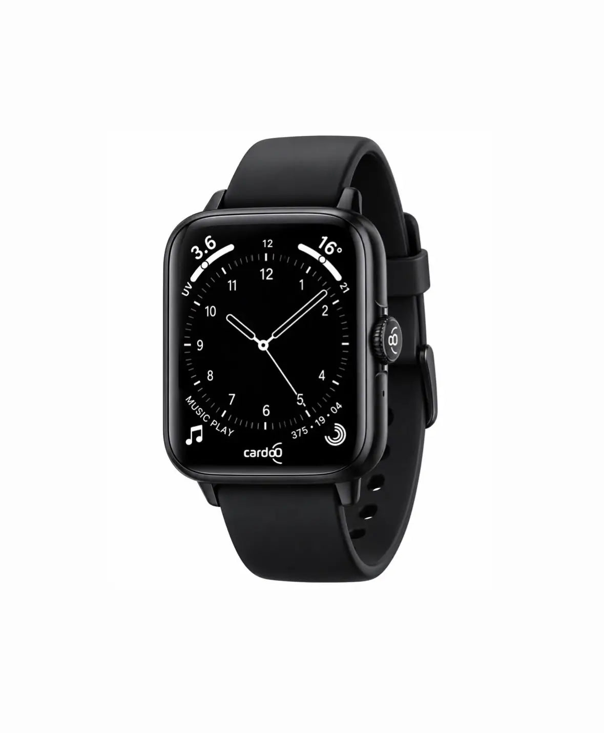 CardoO Smart Watch – Black Touchscreen Smartwatch