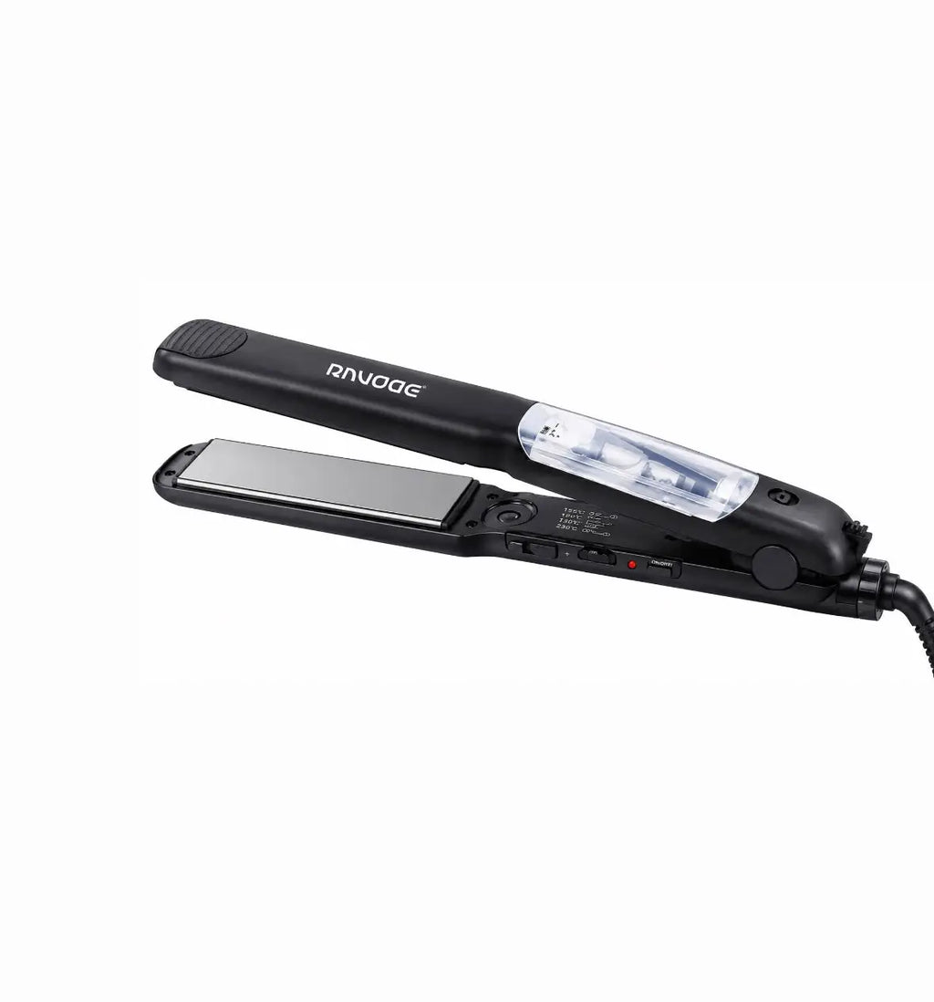 RINUOQC Steam Hair Straightener – Titanium Plates, 155–230°C