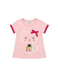 Cute girls’ short-sleeve T-shirt