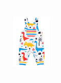 Dinosaur Print Baby Dungaree Romper