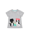 Cute girls’ short-sleeve T-shirt