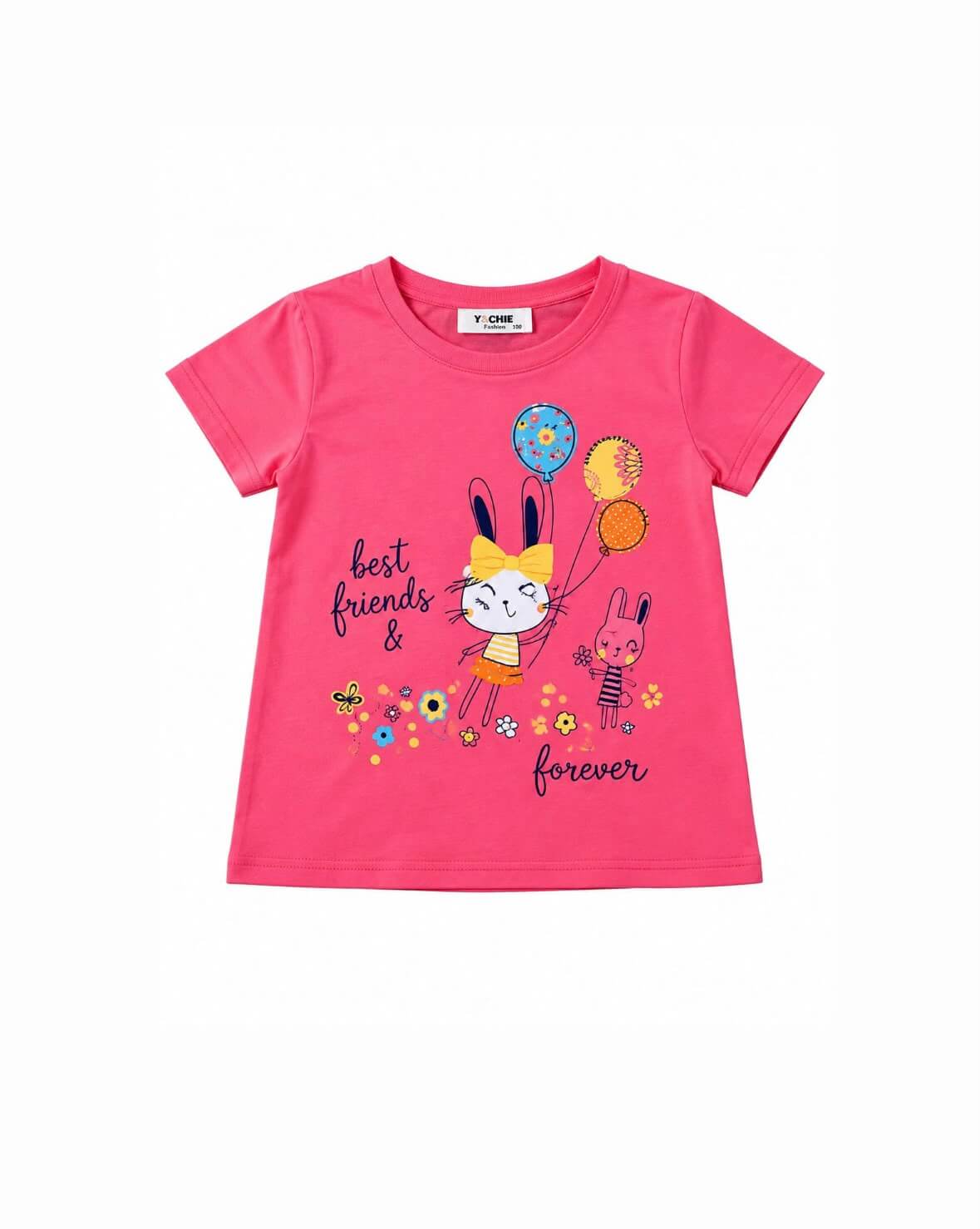 Cute girls’ short-sleeve T-shirt