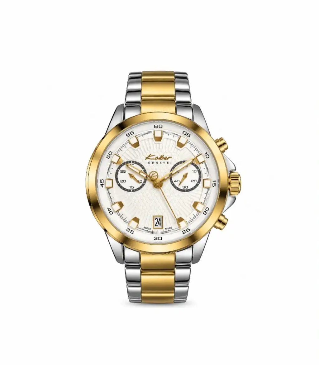 Kolber Geneve Two-Tone Chronograph Watch