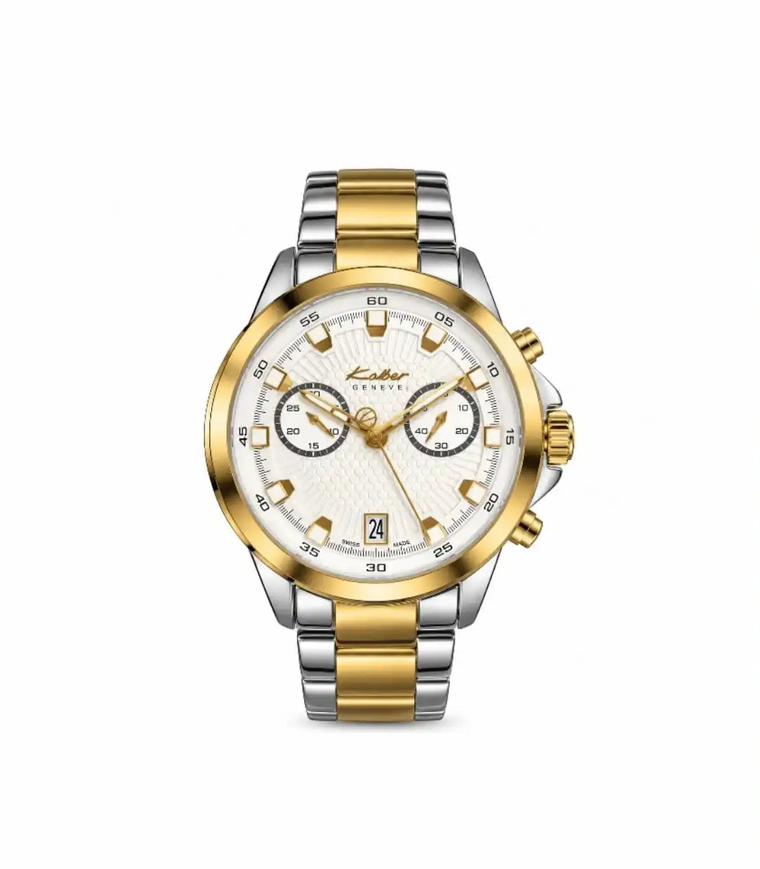 Kolber Geneve Two-Tone Chronograph Watch