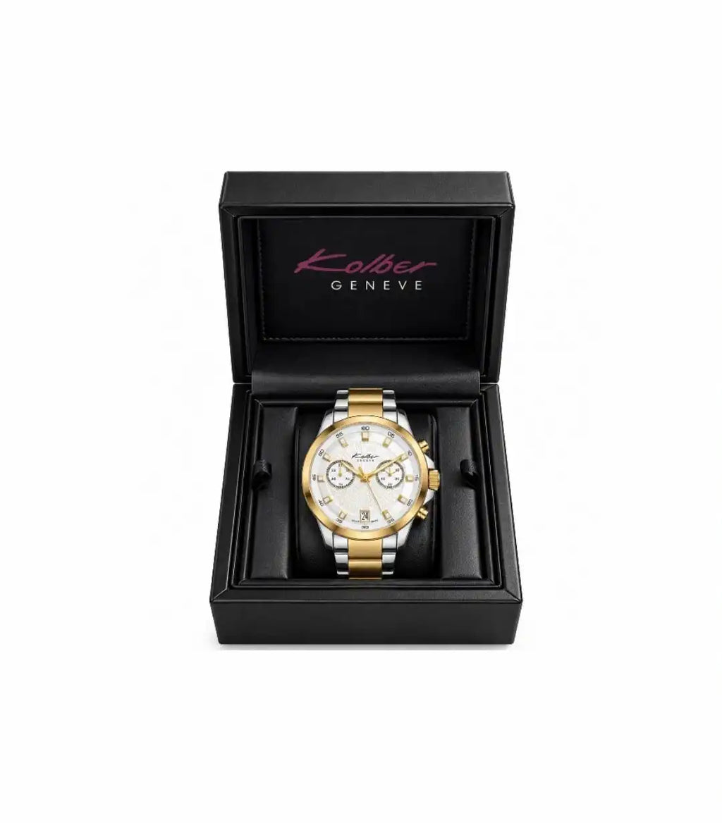 Kolber Geneve Two-Tone Chronograph Watch