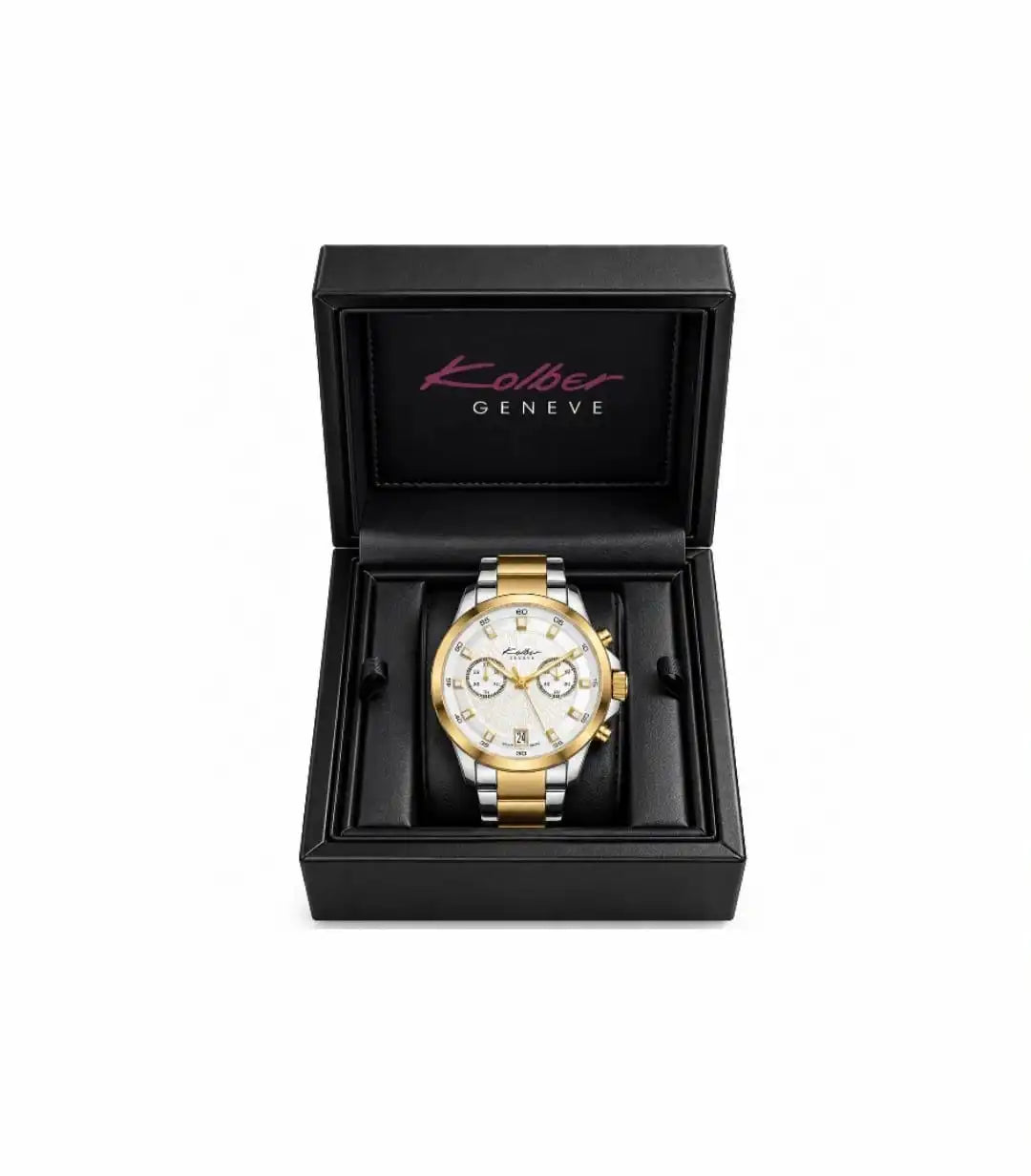 Kolber Geneve Two-Tone Chronograph Watch