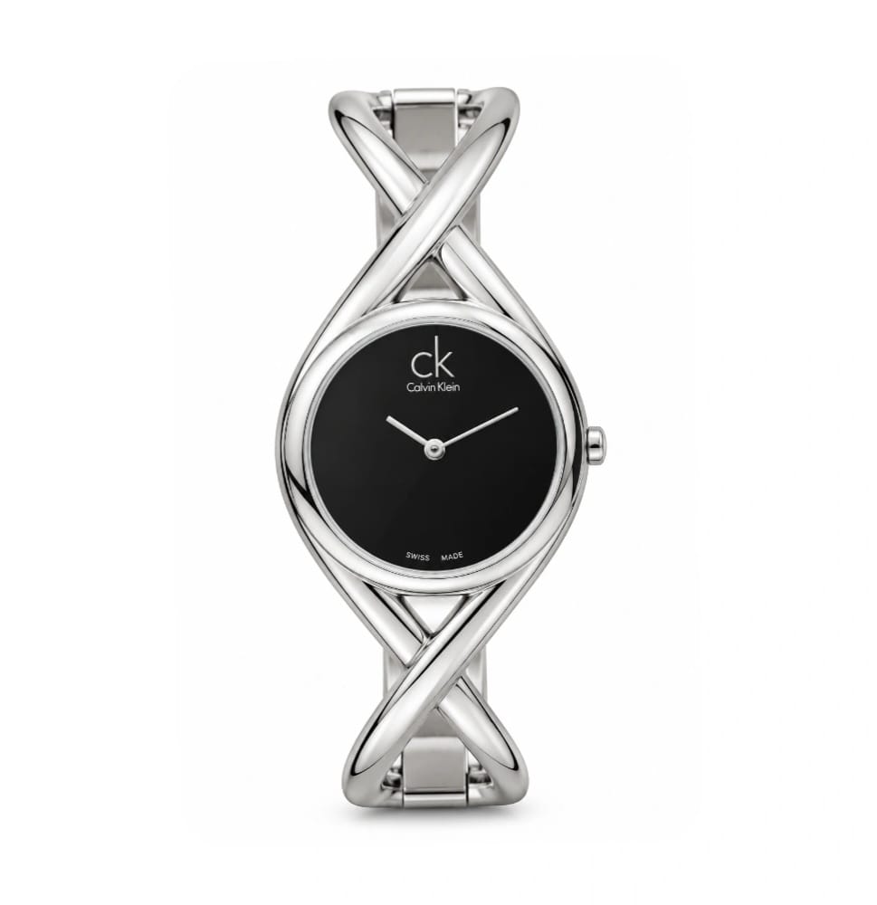 Calvin Klein  Enlace 30mm Black Dial Women's Swiss Quartz (Battery-Powered) Watch