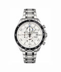Citizen Eco-Drive Chronograph CA0341-52A – Super Titanium, White Dial