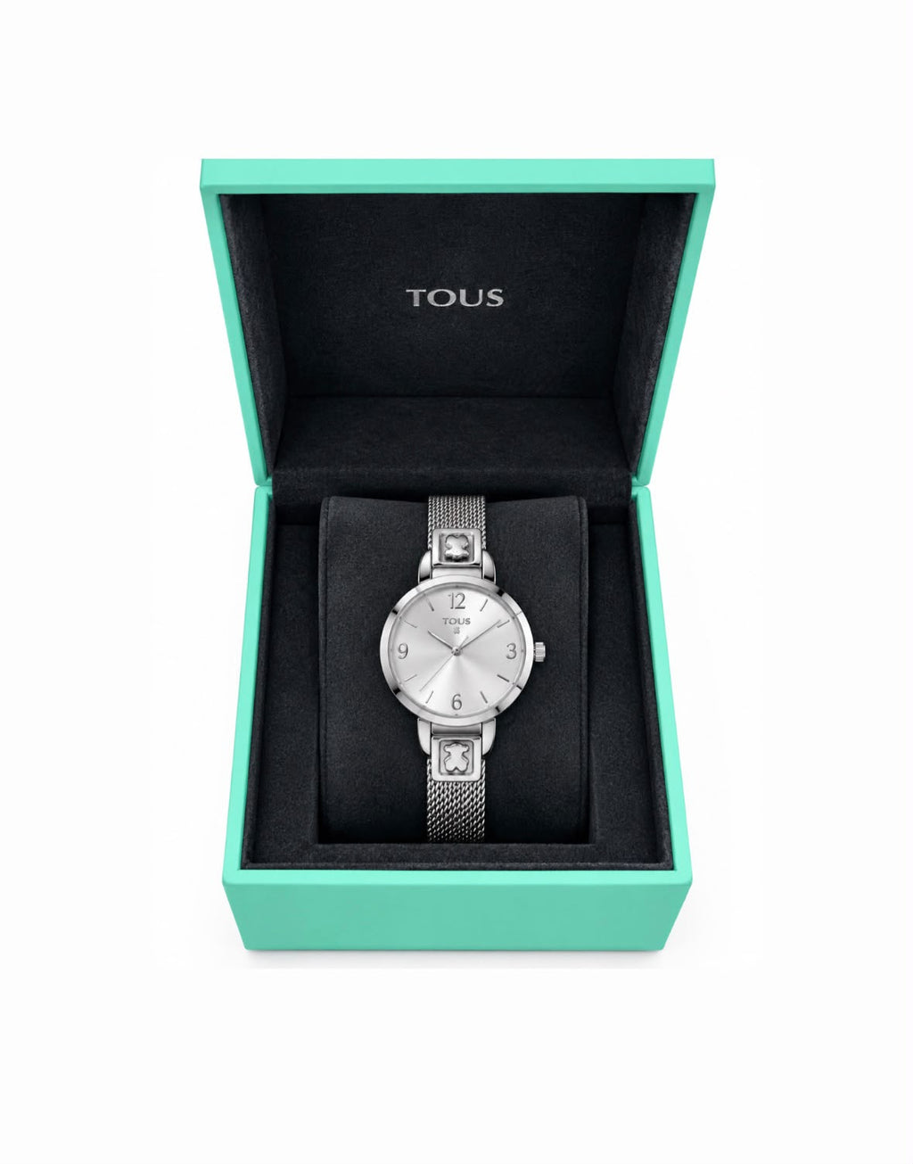 TOUS Women’s Silver-Tone Watch – Silver Dial & Mesh Bracelet – Used
