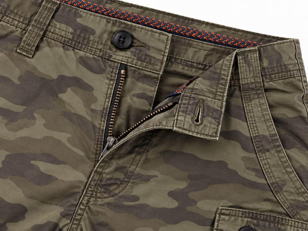Next Supply Camouflage Cargo Shorts – Army Green | Size 46