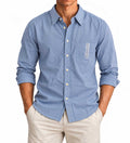 GAP Blue Pinstripe Button-Down Shirt – XXL
