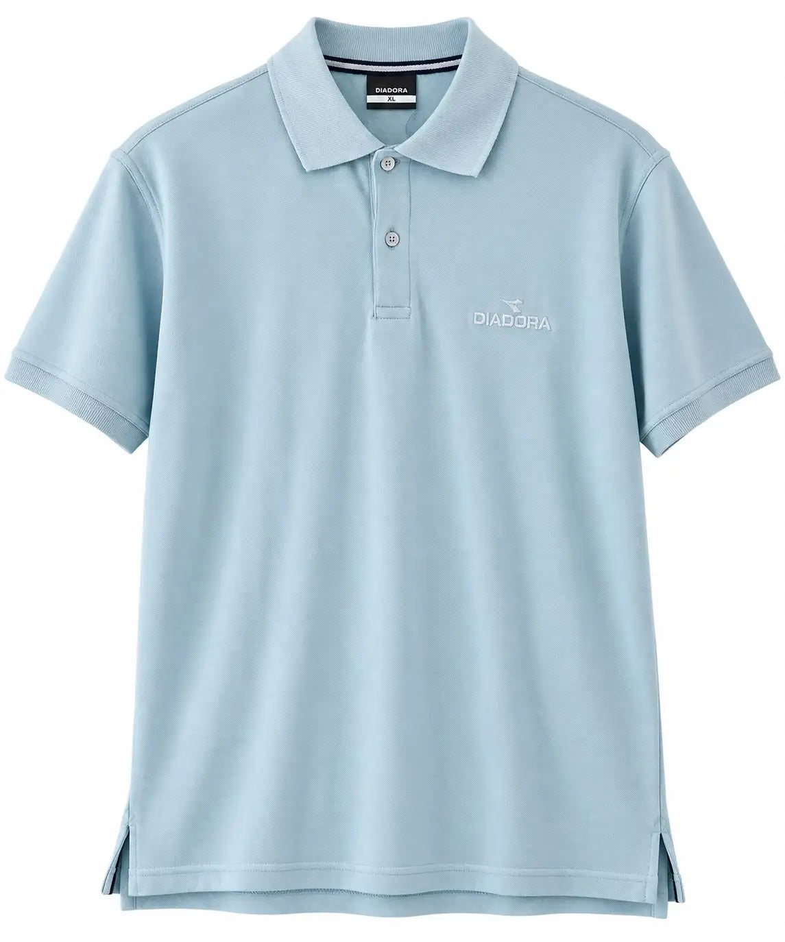 Diadora Light Blue Piqué Polo Shirt