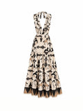 Printed Tiered Maxi Dress