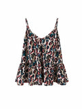 Primark Multicolor Leopard Print Tiered Camisole – Size M