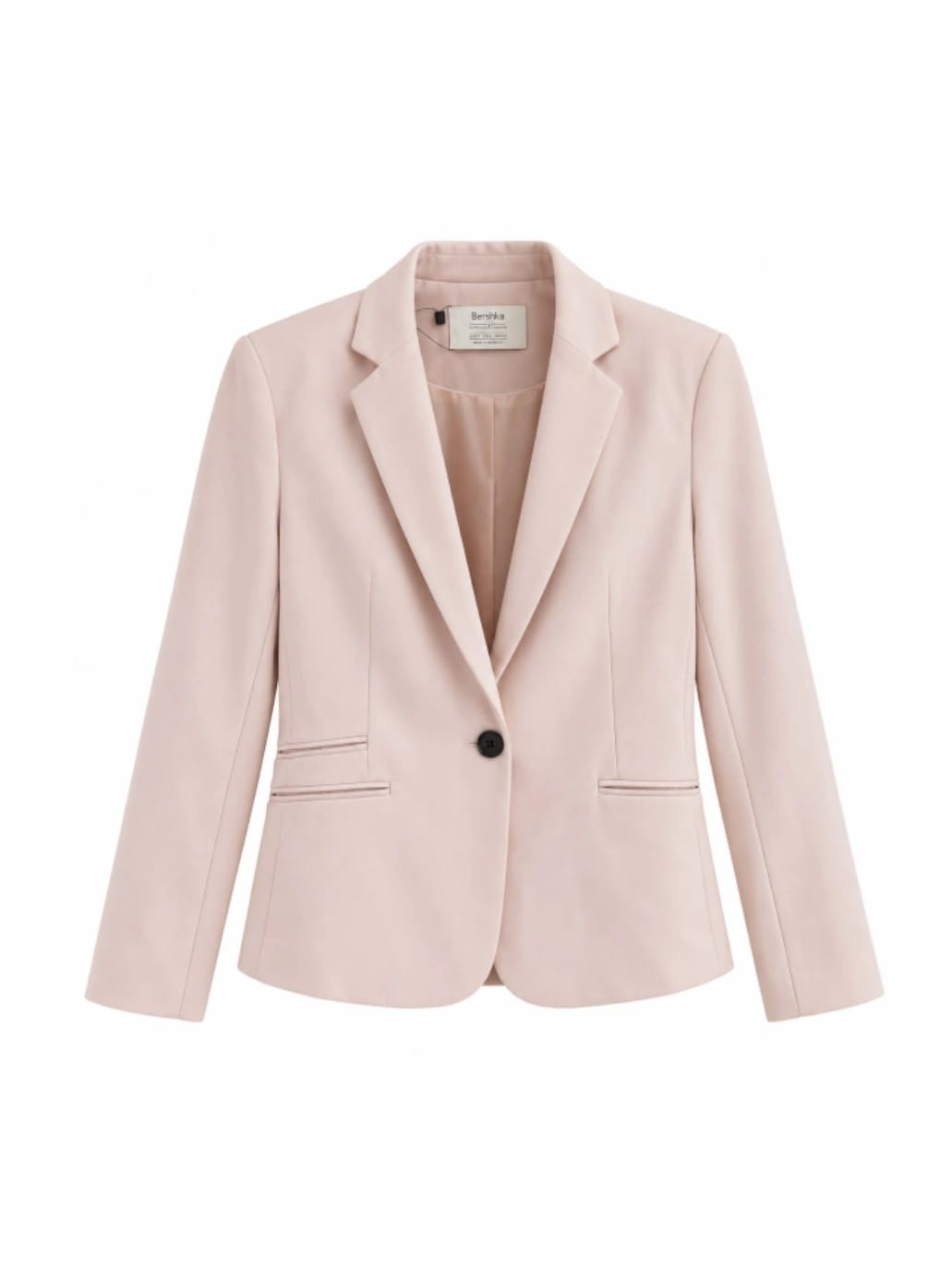 Bershka Blush Pink Tailored Blazer
