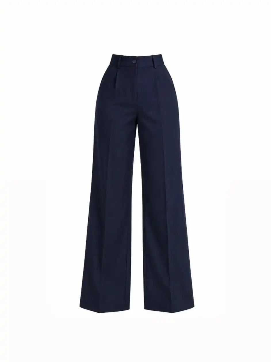Maine New England Women’s Navy Regular Fit Trousers – Size S