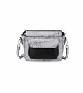 Aldalil Textured Mini Shoulder Bag – Grey Croc Pattern