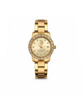 U.S. Polo Assn. Gold-Tone Crystal Bezel Women’s Watch