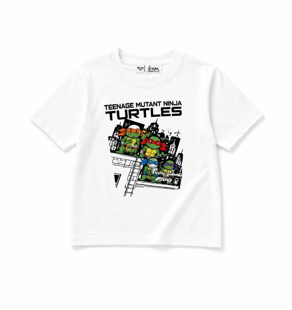 Teenage Mutant Ninja Turtles Kids Set – White Cotton Tee