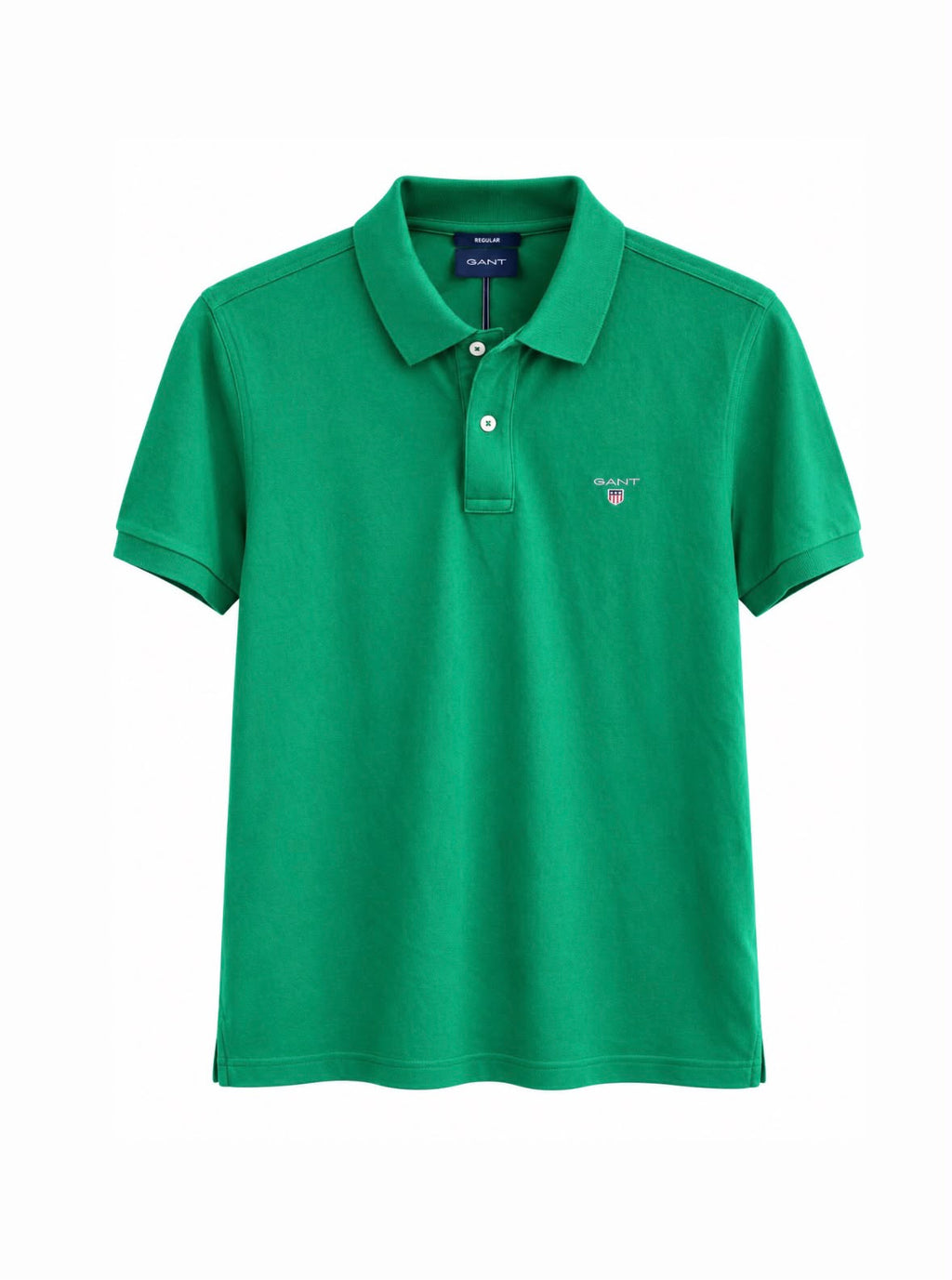 GANT Regular Fit Cotton Piqué Polo Shirt – Green