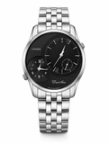 : Citizen Dual Time Stainless Steel Watch – Black Dial