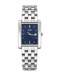 Citizen Quartz 1012-S071721 Vintage Rectangular Stainless Steel Watch – Blue Dial